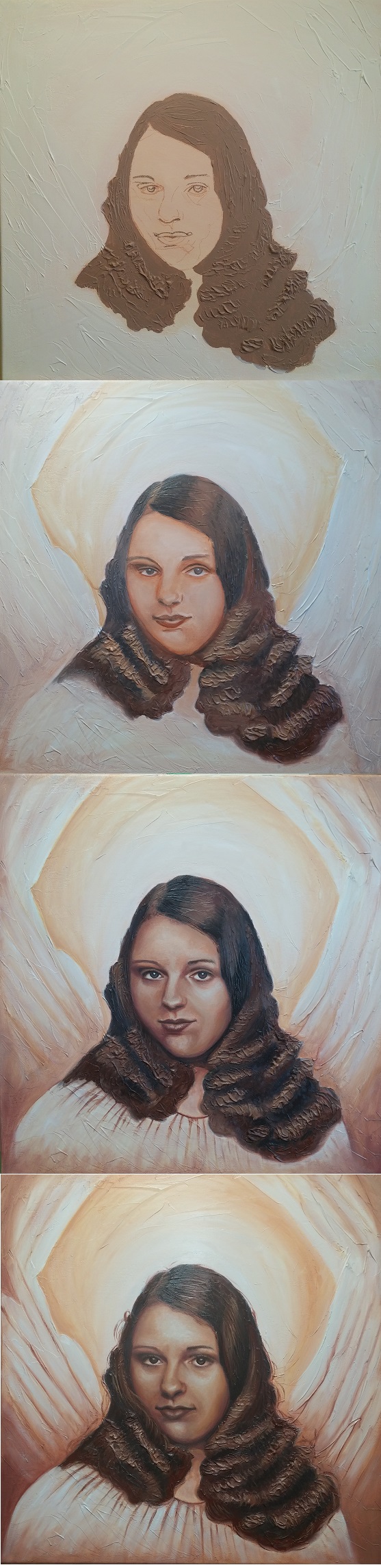 Marie à l'oeuvre